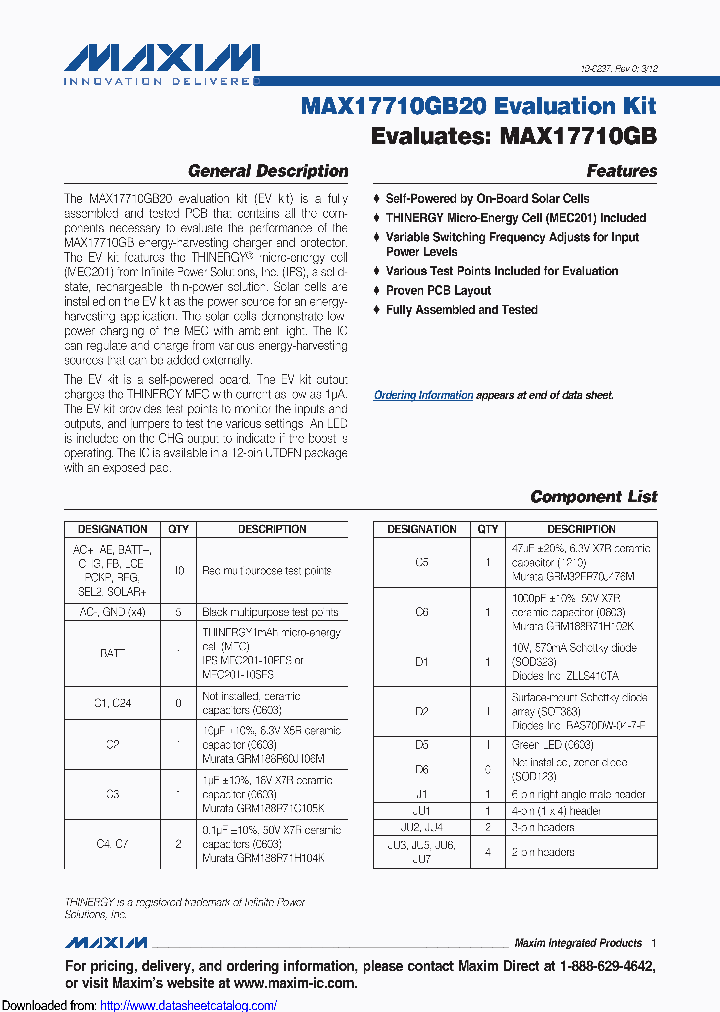 MAX17710GB20EVKIT_8749825.PDF Datasheet