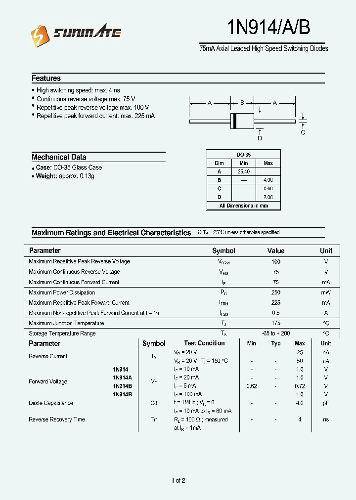 1N914A_8751807.PDF Datasheet
