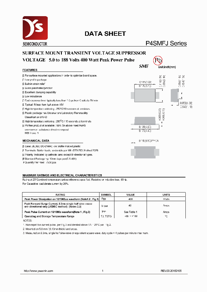 P4SMFJ12A_8758146.PDF Datasheet