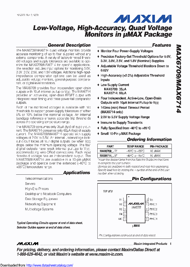 MAX6709KUB_8765641.PDF Datasheet