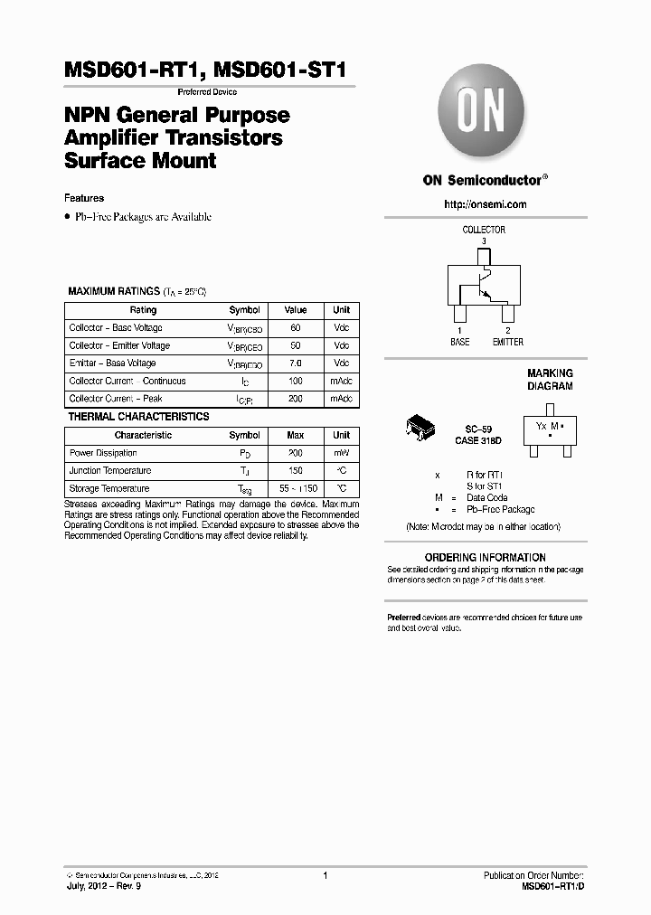 MSD601-RT1_8772888.PDF Datasheet
