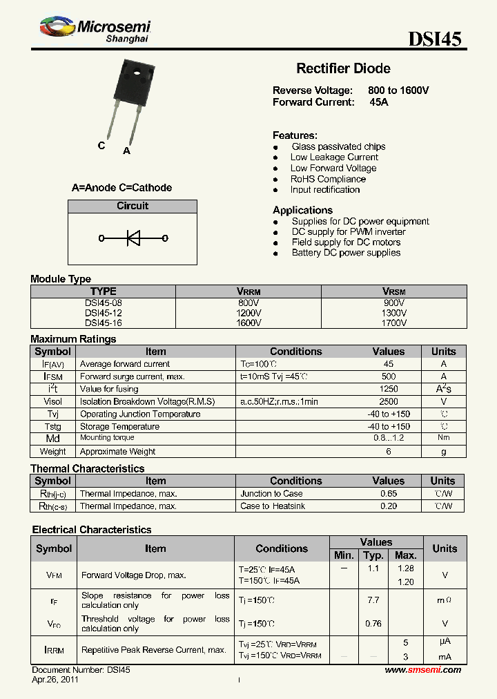 DSI45_8777339.PDF Datasheet