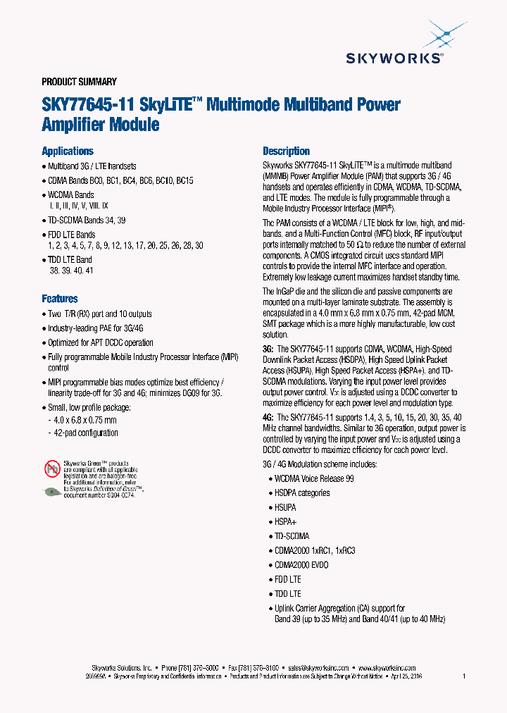 SKY77645-11_8783041.PDF Datasheet