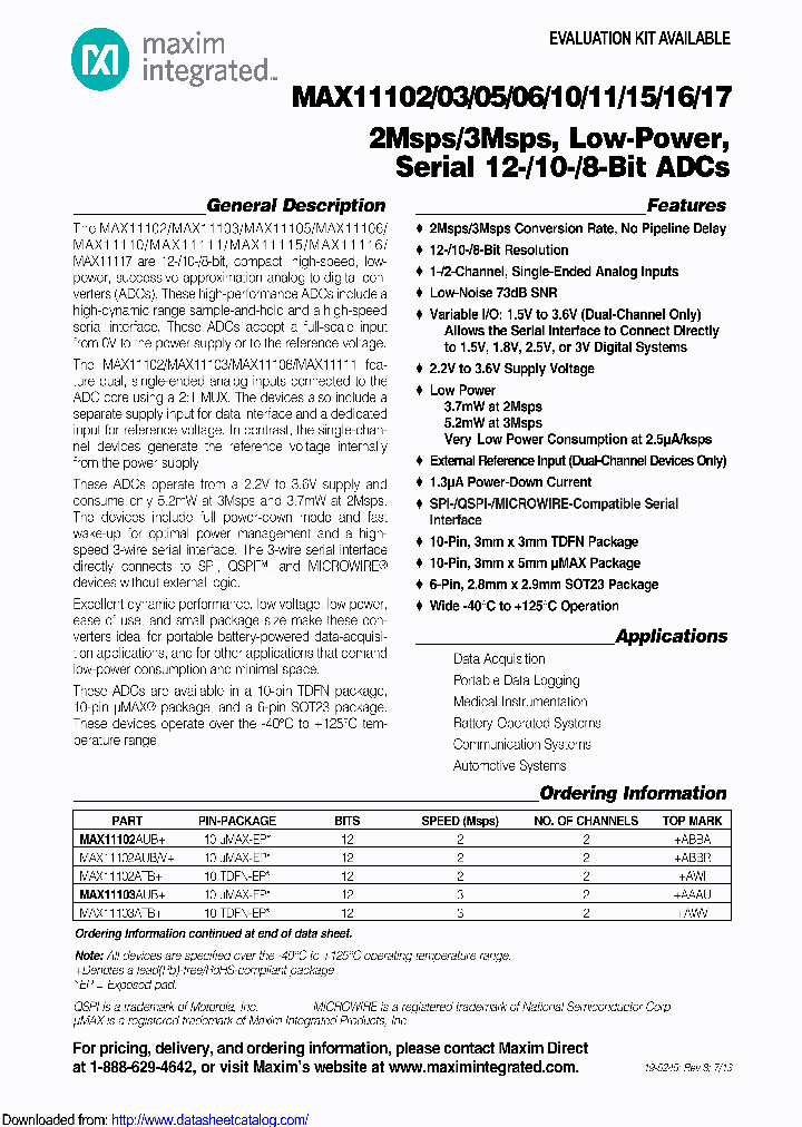 MAX11106ATB_8804219.PDF Datasheet