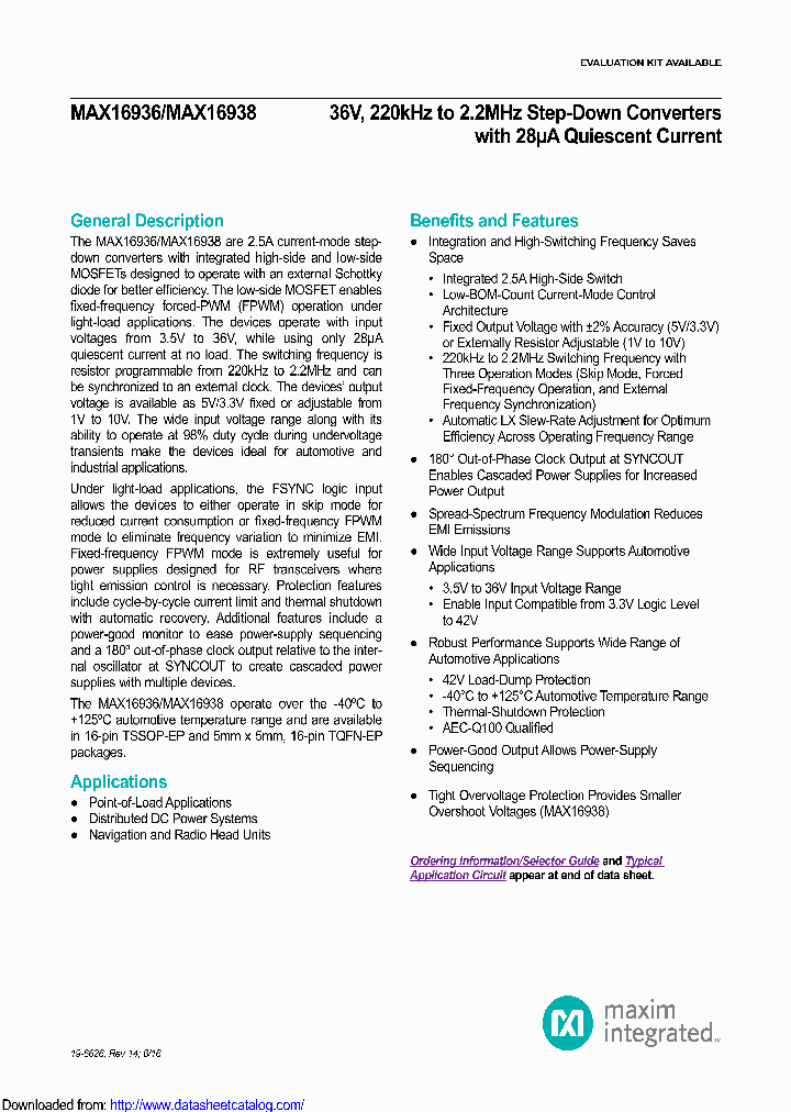 MAX16936TEVKIT_8808443.PDF Datasheet