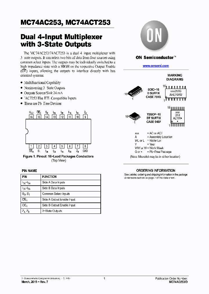 MC74ACT253DG_8813957.PDF Datasheet