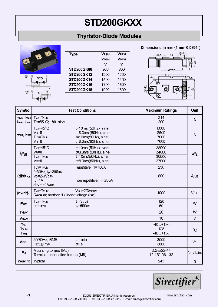 STD200GK12_8815730.PDF Datasheet