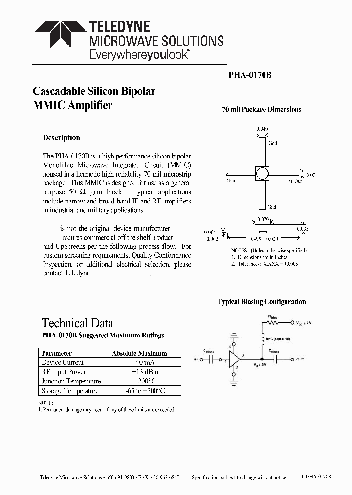 PHA0170B_8818588.PDF Datasheet