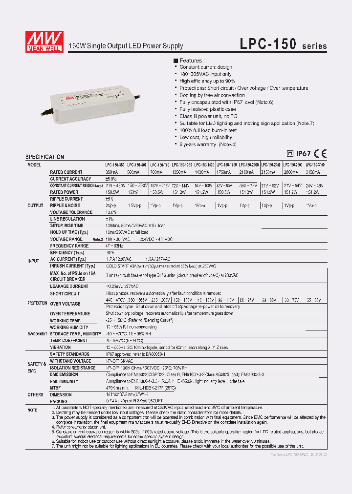 LPC-150-3150_8823842.PDF Datasheet
