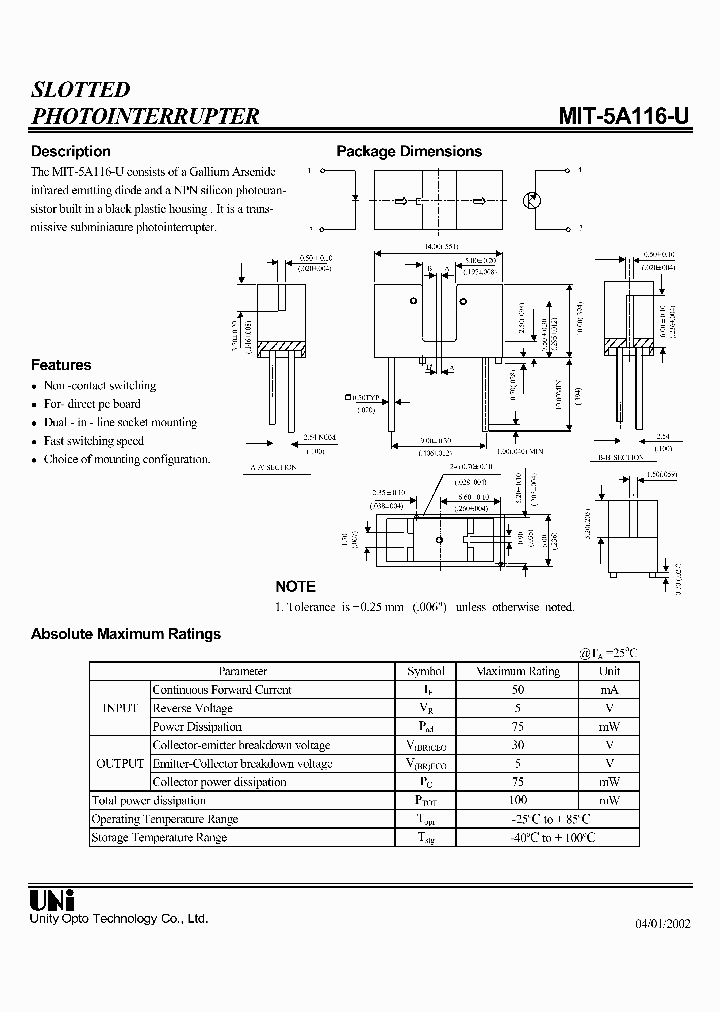 MIT-5A116-U_8823994.PDF Datasheet