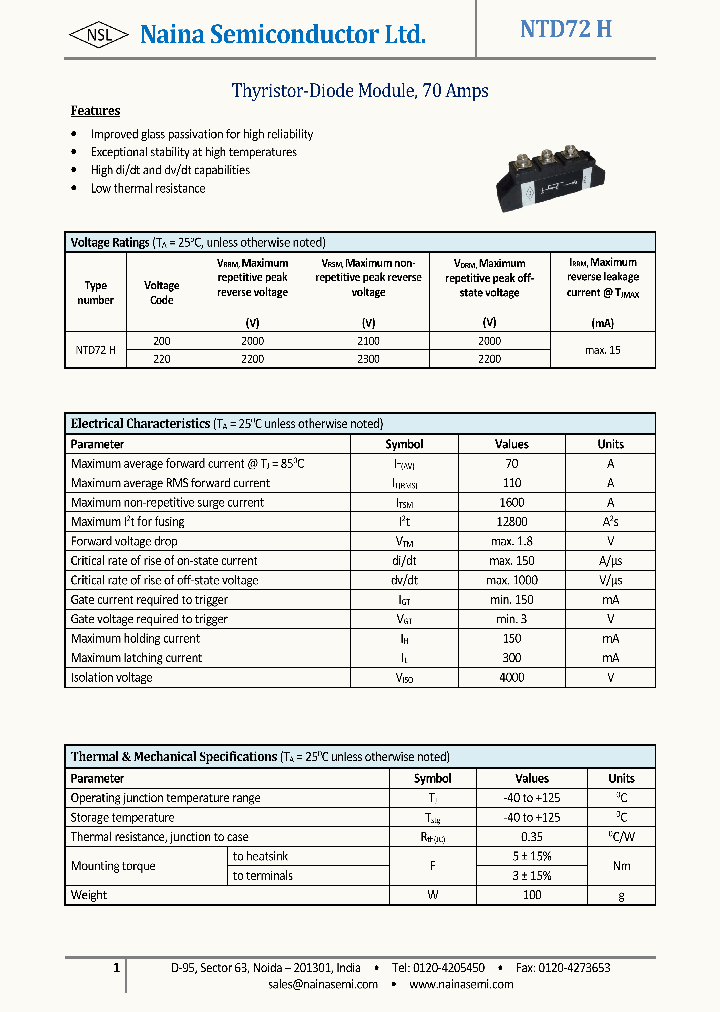 NTD72H_8827954.PDF Datasheet