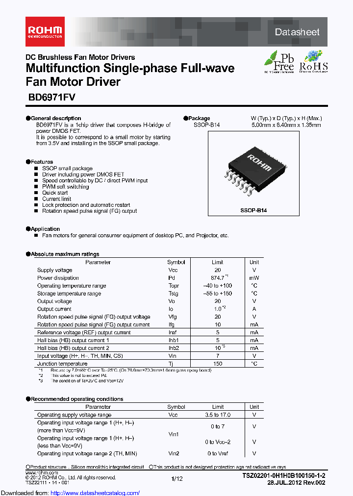 BD6971FV_8830295.PDF Datasheet