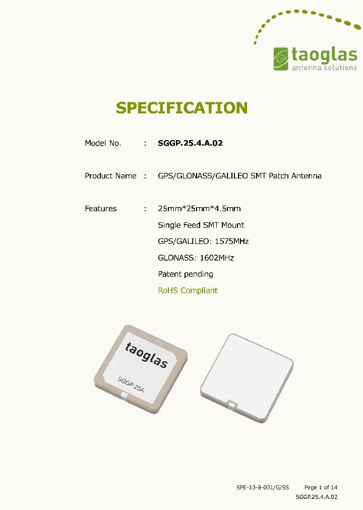 SGGP254A02_8830000.PDF Datasheet