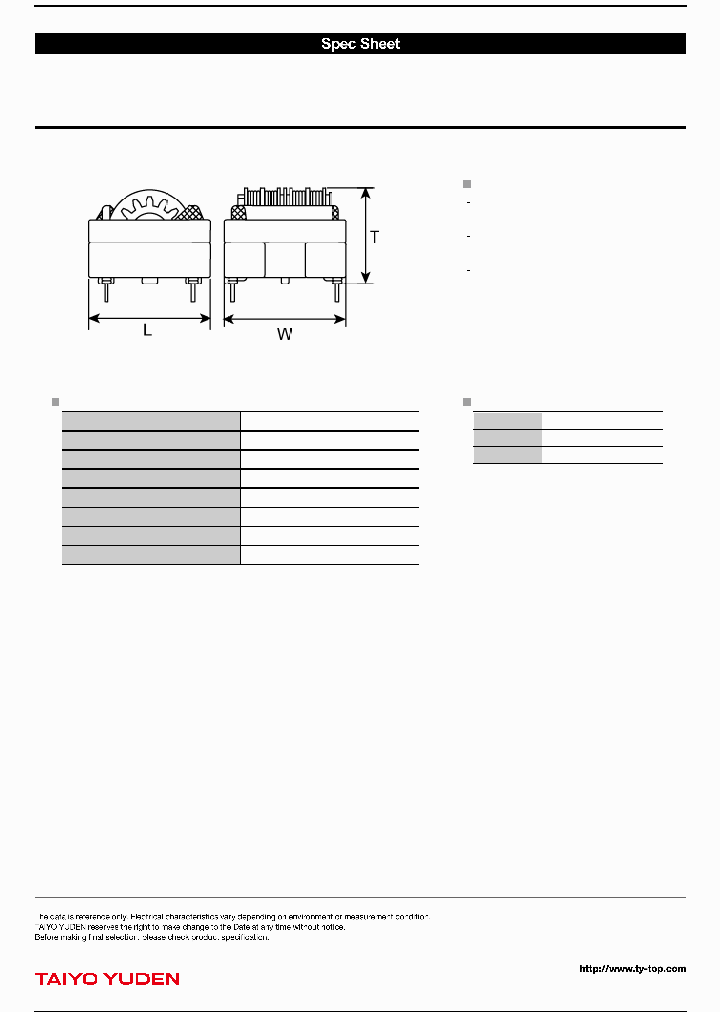 TLF24HBH1230R9K1_8830706.PDF Datasheet
