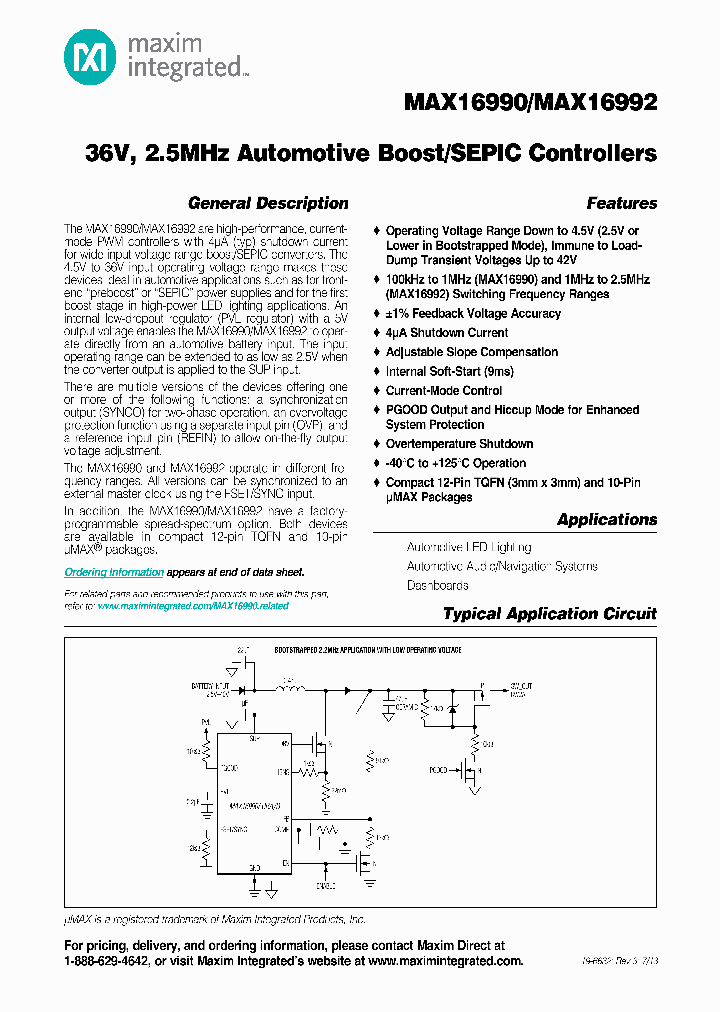MAX16992_8831351.PDF Datasheet