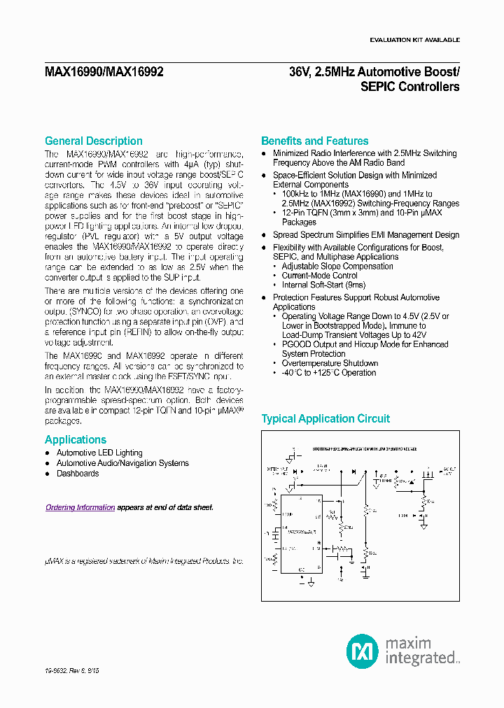 MAX16992AUBA_8831356.PDF Datasheet
