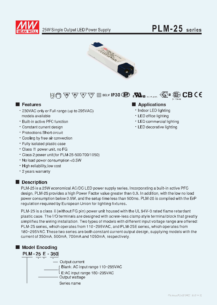 PLM-25E-700_8838629.PDF Datasheet