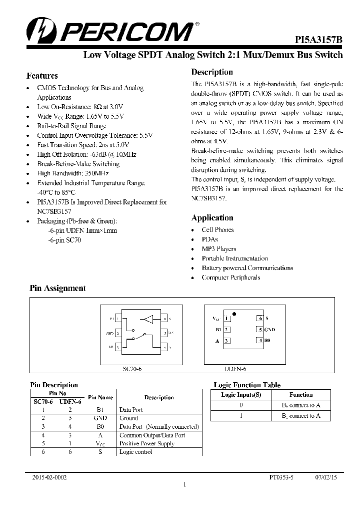 PI5A3157BC6EX_8838378.PDF Datasheet