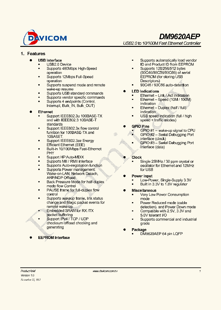 DM9620AEP_8832594.PDF Datasheet