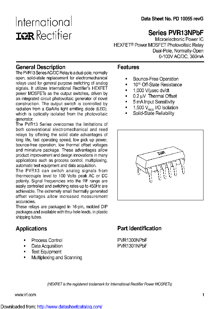 PVR1300NPBF_8836714.PDF Datasheet