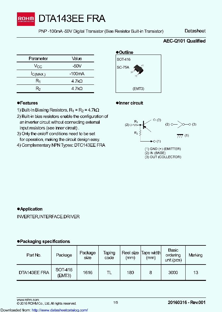 DTA143EEFRA_8833269.PDF Datasheet