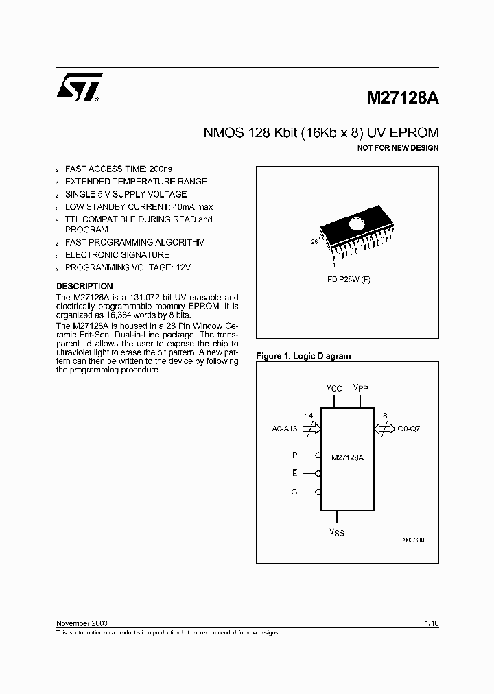 M27128A_8833442.PDF Datasheet