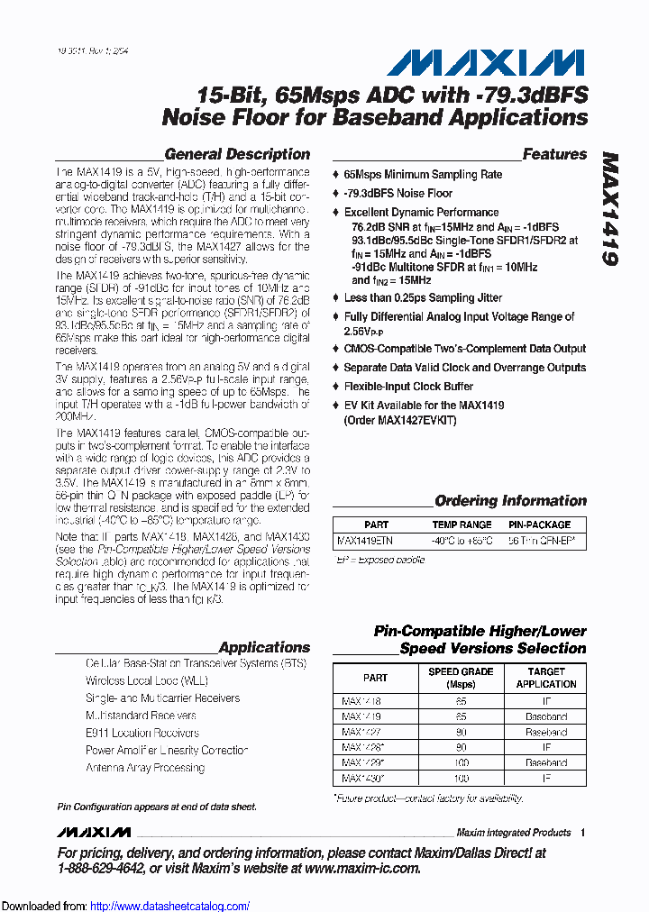 MAX1419ETN-D_8838352.PDF Datasheet