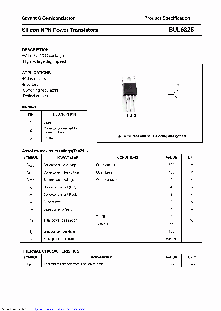 BUL6825_8833643.PDF Datasheet