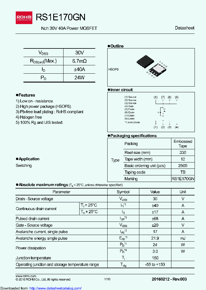 RS1E170GNTB_8838965.PDF Datasheet