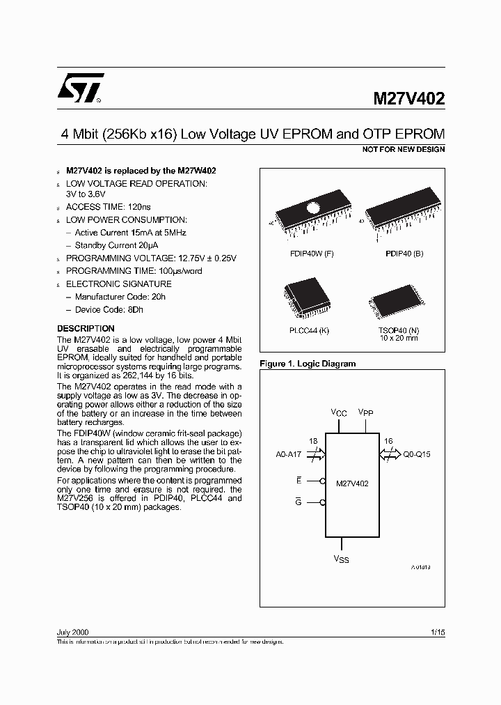 M27V402_8833450.PDF Datasheet
