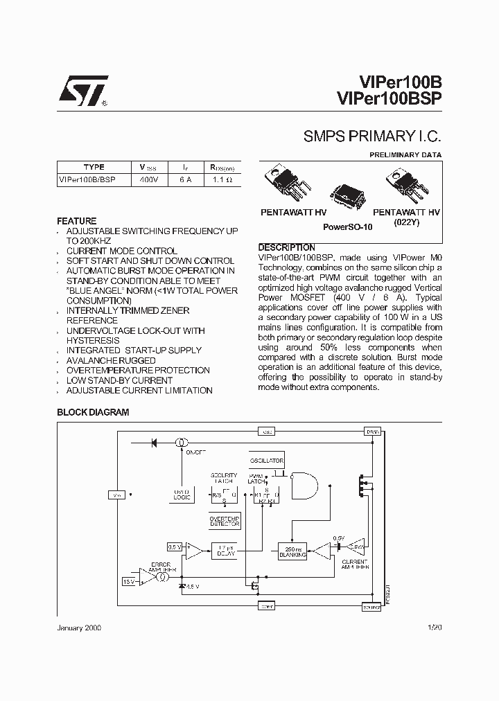 VIPER100B_8836085.PDF Datasheet