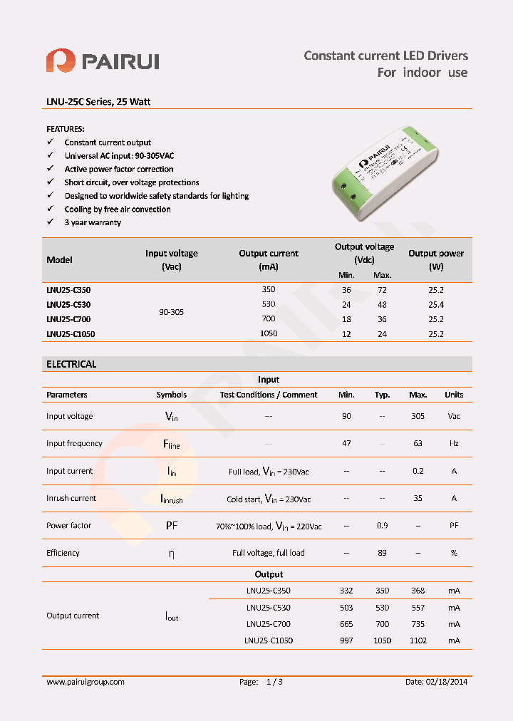 LNU25-C700_8836769.PDF Datasheet