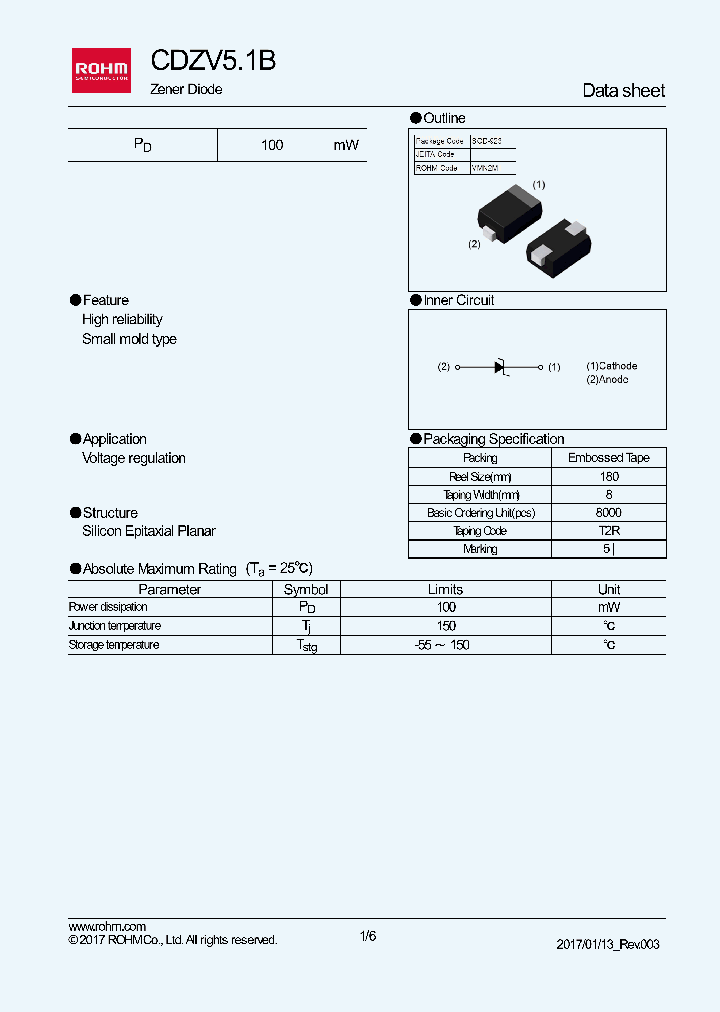 CDZV51B_8837292.PDF Datasheet