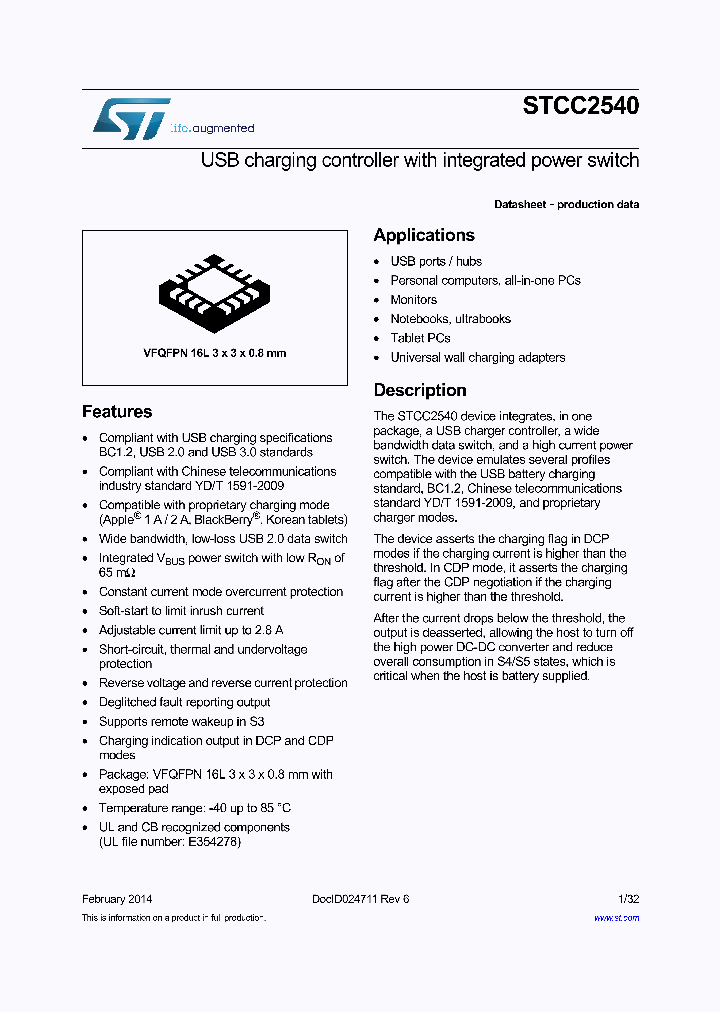 STCC2540_8839428.PDF Datasheet