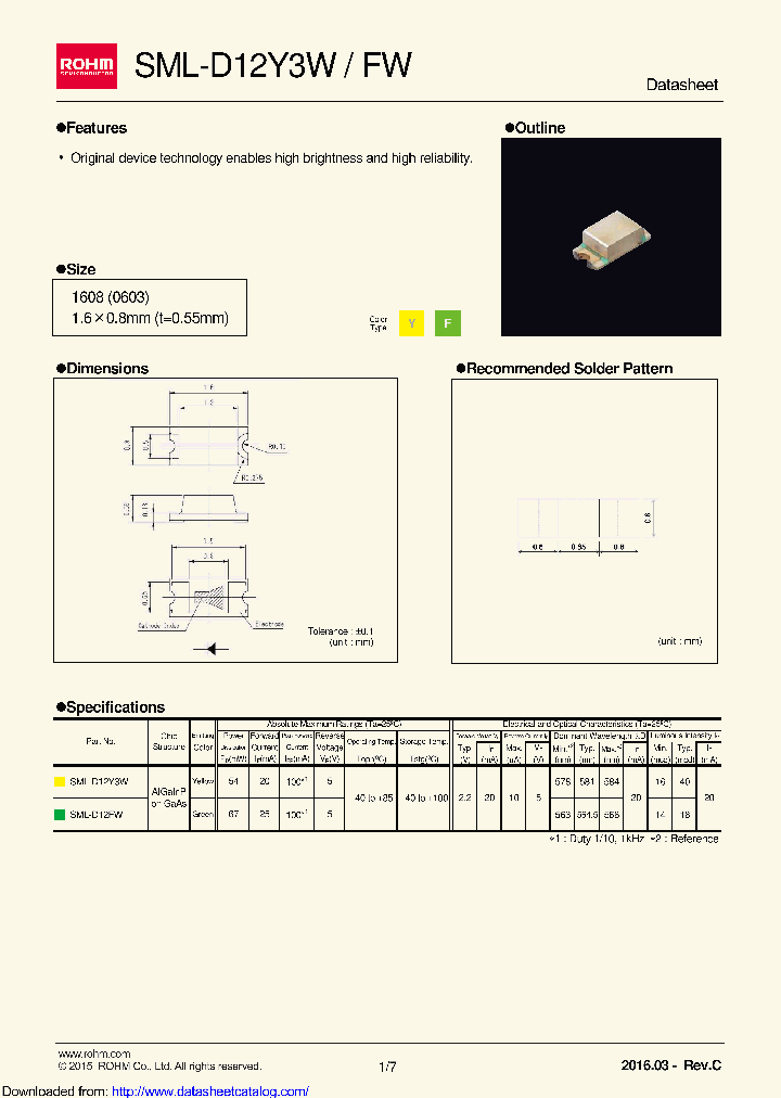 SML-D12FW_8848792.PDF Datasheet