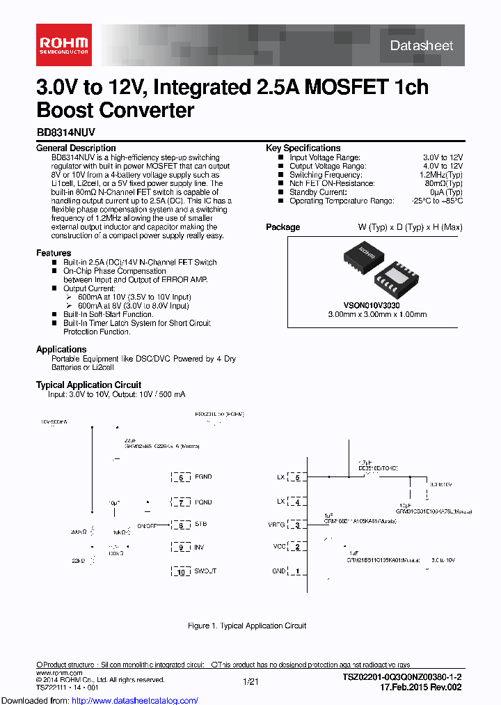 BD8314NUV-E2_8847010.PDF Datasheet
