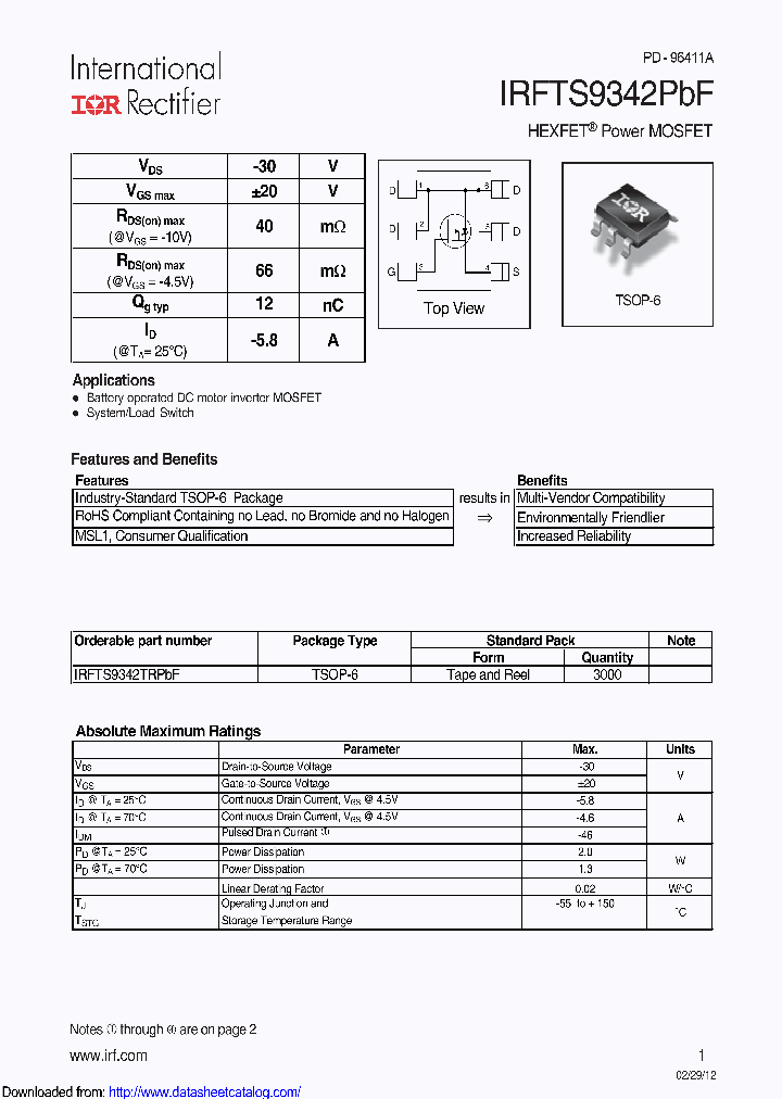 IRFTS9342_8850733.PDF Datasheet