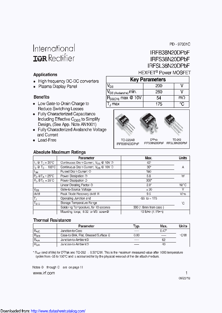 IRFB38N20DPBF_8849027.PDF Datasheet