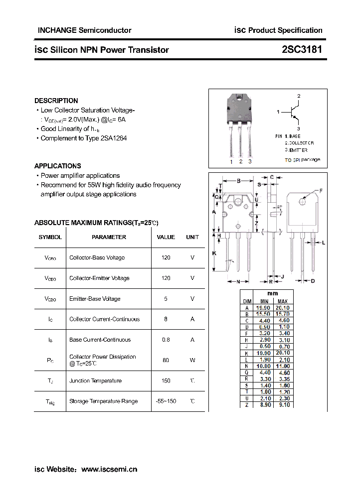 2SC3181_8844405.PDF Datasheet