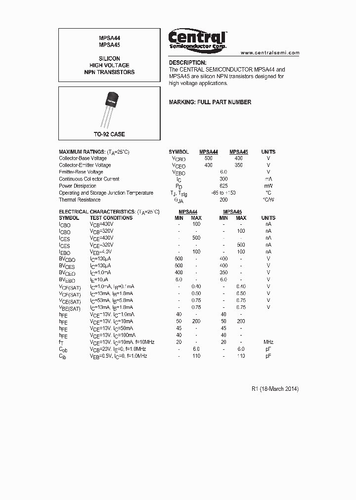 MPSA44_8843446.PDF Datasheet