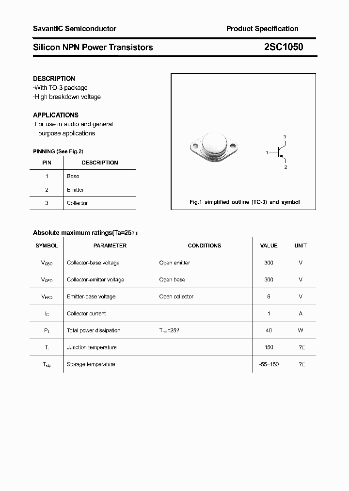 2SC1050_8845216.PDF Datasheet