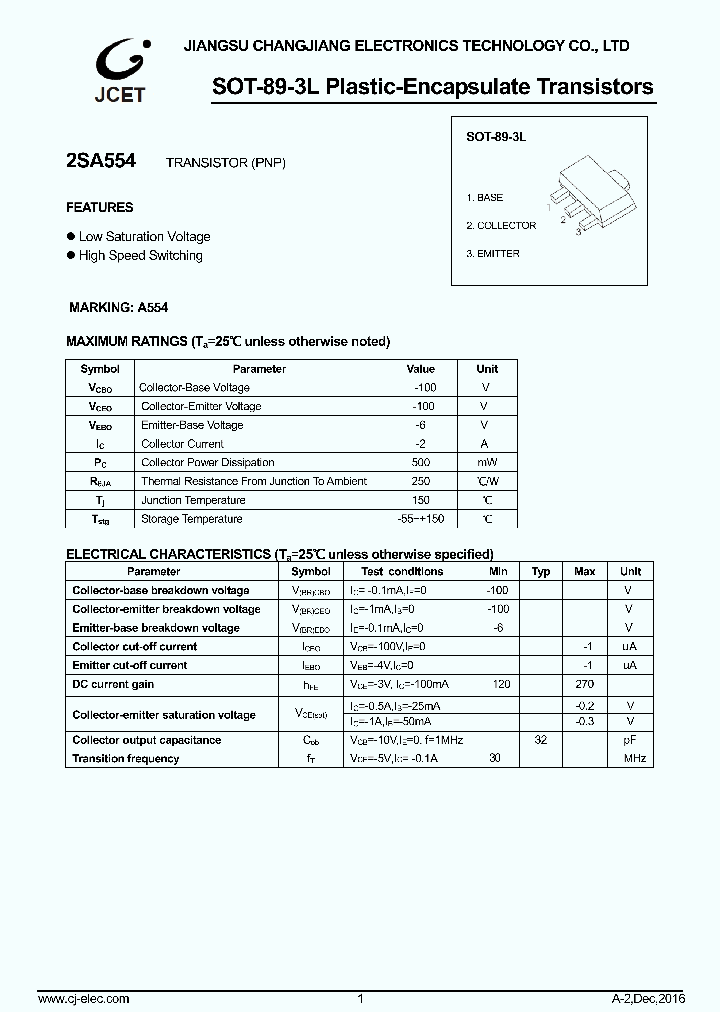 2SA554_8845685.PDF Datasheet