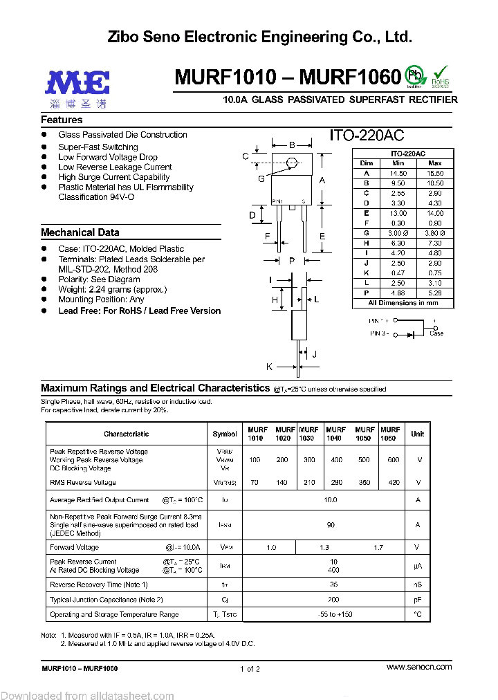 MURF1010_8846710.PDF Datasheet