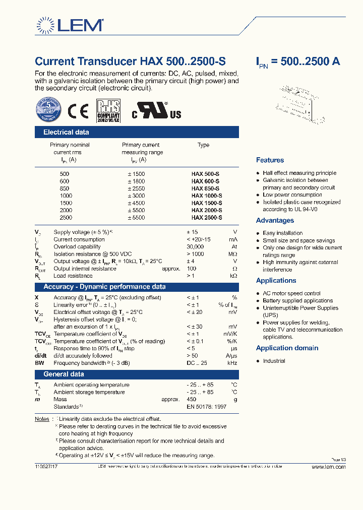 HAX1000-S_8846151.PDF Datasheet