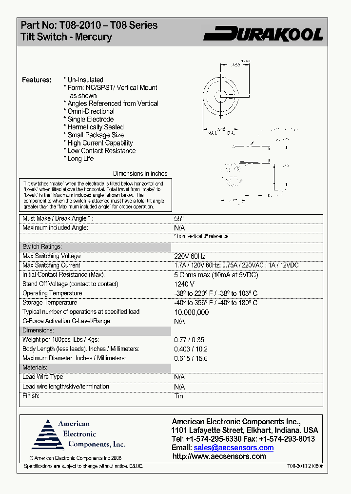 T08-2010_8848434.PDF Datasheet