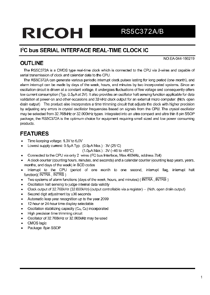 RS5C372A-E2-F_8853509.PDF Datasheet