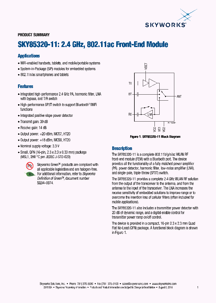 SKY85320-11-EVB_8856325.PDF Datasheet