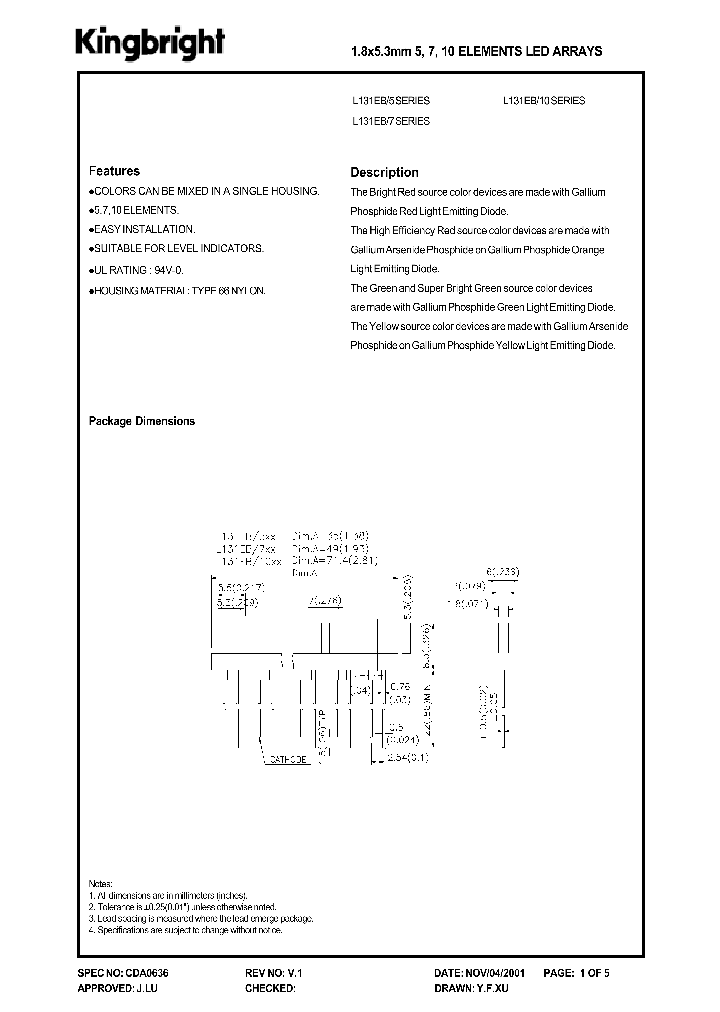 L131EB5YD_8858985.PDF Datasheet