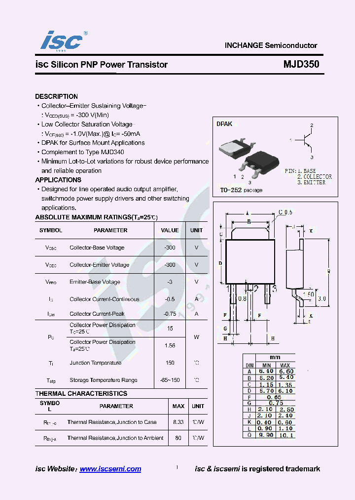 MJD350_8862679.PDF Datasheet