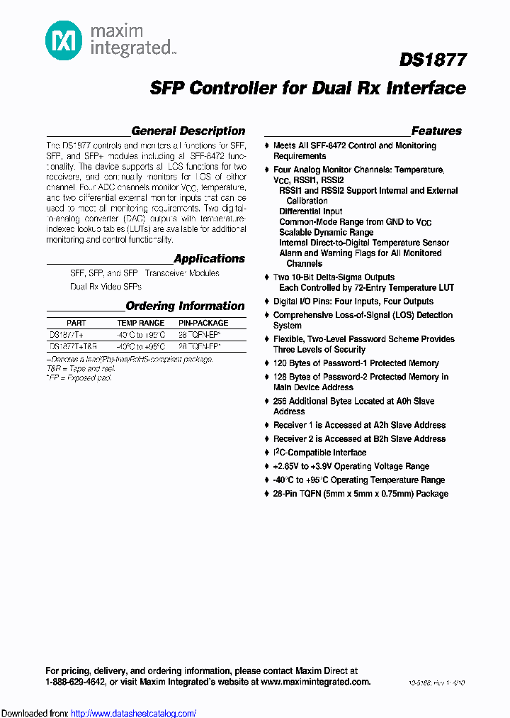 DS1877TTR_8867435.PDF Datasheet